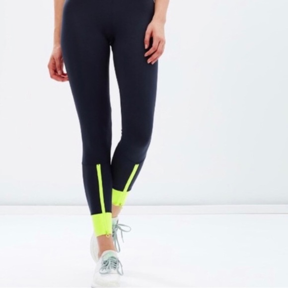 Addias by Stella McCartney Pants - Addias by Stella McCartney Sport Flashy Spellout leggings